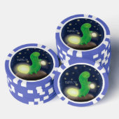 Niedliche Cartoon-Abbildung Pokerchips (Stapel)