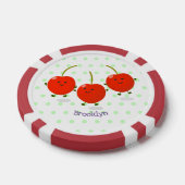 Niedliche Cartoon-Abbildung Pokerchips (Einzeln)