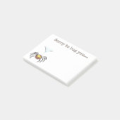 Niedliche Cartoon-Abbildung Post-it Klebezettel (angewinkelt)