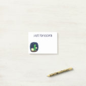 Niedliche Cartoon-Abbildung Post-it Klebezettel (Auf Schreibtisch)