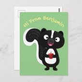 Niedliche Cartoon-Abbildung Postkarte (Vorne/Hinten)