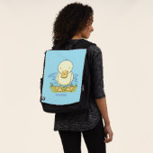 Niedliche Cartoon-Abbildung Rucksack (Ausgewaschen)