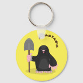 Niedliche Cartoon-Abbildung Schlüsselanhänger (Vorderseite)