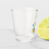 Niedliche Cartoon-Abbildung Schnapsglas (Links)