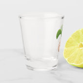 Niedliche Cartoon-Abbildung Schnapsglas (Links)