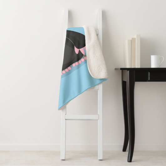 Niedliche Cartoon-Abbildung Sherpadecke (Beispiel)