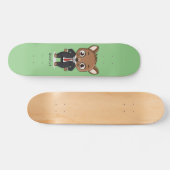 Niedliche Cartoon-Abbildung Skateboard (Horizontal)