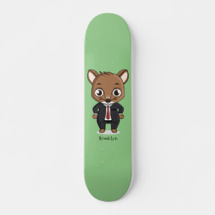 Niedliche Cartoon-Abbildung Skateboard