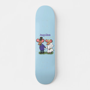 Niedliche Cartoon-Abbildung Skateboard