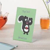 Niedliche Cartoon-Abbildung Sockelschild (In SItu)