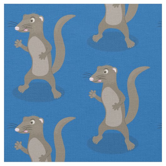 Niedliche Cartoon-Abbildung Stoff (Nahaufnahme)