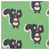 Niedliche Cartoon-Abbildung Stoff (Nahaufnahme)