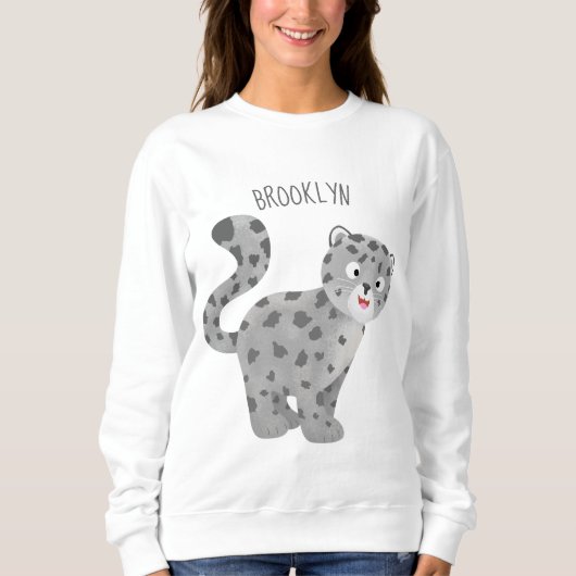 Niedliche Cartoon-Abbildung Sweatshirt (Vorderseite)