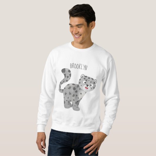 Niedliche Cartoon-Abbildung Sweatshirt (Vorne ganz)