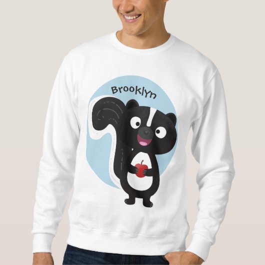 Niedliche Cartoon-Abbildung Sweatshirt (Vorderseite)