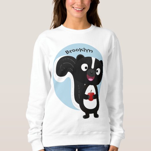 Niedliche Cartoon-Abbildung Sweatshirt (Vorderseite)