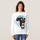 Niedliche Cartoon-Abbildung Sweatshirt (Vorne ganz)