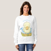 Niedliche Cartoon-Abbildung Sweatshirt (Vorne ganz)