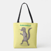 Niedliche Cartoon-Abbildung Tasche (Rückseite)