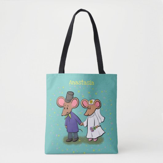 Niedliche Cartoon-Abbildung Tasche (Vorderseite)