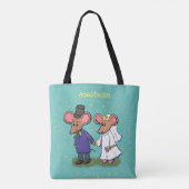 Niedliche Cartoon-Abbildung Tasche (Rückseite)