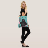 Niedliche Cartoon-Abbildung Tasche (Am Model)
