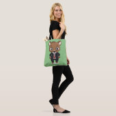 Niedliche Cartoon-Abbildung Tasche (Am Model)