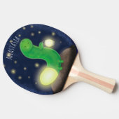 Niedliche Cartoon-Abbildung Tischtennis Schläger (Seitenansicht)