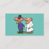 Niedliche Cartoon-Abbildung Visitenkarte (Rückseite)