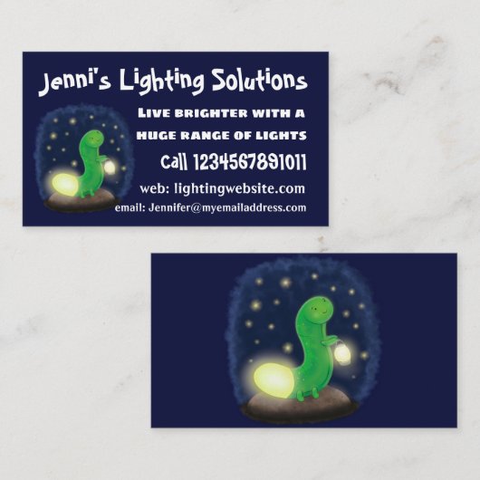 Niedliche Cartoon-Abbildung Visitenkarte (Vorne/Hinten)