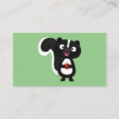 Niedliche Cartoon-Abbildung Visitenkarte (Rückseite)