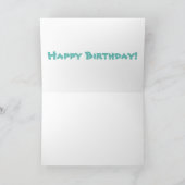 Niedliche Cartoon-Abbildung von langsamen Loris-Bl Karte (Innenseite)