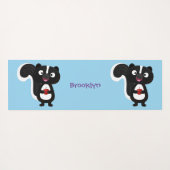 Niedliche Cartoon-Abbildung Yogamatte (Rückseite (Horizontal))