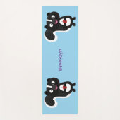 Niedliche Cartoon-Abbildung Yogamatte (Vorderseite)