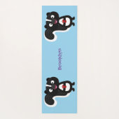 Niedliche Cartoon-Abbildung Yogamatte (Rückseite)