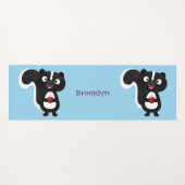 Niedliche Cartoon-Abbildung Yogamatte (Vorderseite (Horizontal))