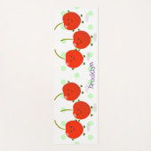 Niedliche Cartoon-Abbildung Yogamatte (Vorderseite)