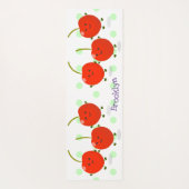 Niedliche Cartoon-Abbildung Yogamatte (Rückseite)