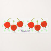 Niedliche Cartoon-Abbildung Yogamatte (Vorderseite (Horizontal))