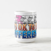 Niedliche Cartoon - andere Tiere Kaffeetasse (Mittel)