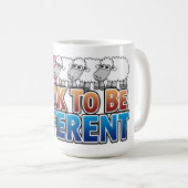 Niedliche Cartoon - andere Tiere Kaffeetasse (VorderseiteRechts)