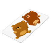 Niedliche Cartoon Bears Flexible Magnet (Linke Seite)