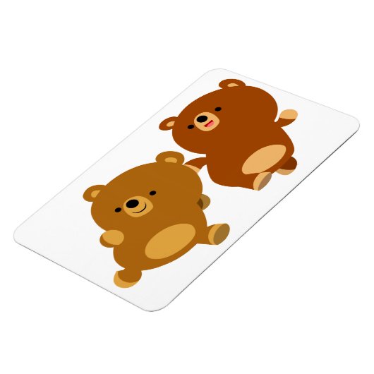 Niedliche Cartoon Bears Flexible Magnet (Linke Seite)