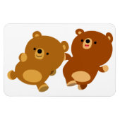Niedliche Cartoon Bears Flexible Magnet (Horizontal)