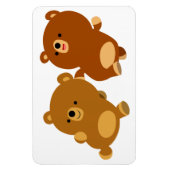 Niedliche Cartoon Bears Flexible Magnet (Vertikal)