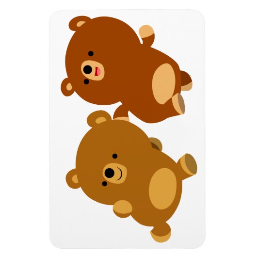 Niedliche Cartoon Bears Flexible Magnet (Vertikal)