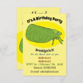 Niedliche Cartoon-Beispiel-Darstellung des Trichte Einladung (Vorne/Hinten)