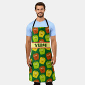 Niedliche Cartoon Bell Paprikaschoten Charaktere S Schürze (Getragen)