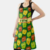 Niedliche Cartoon Bell Paprikaschoten Charaktere S Schürze (InSitu)