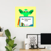Niedliche Cartoon-Bird-Klasse-Plakate Poster (Heimbüro)